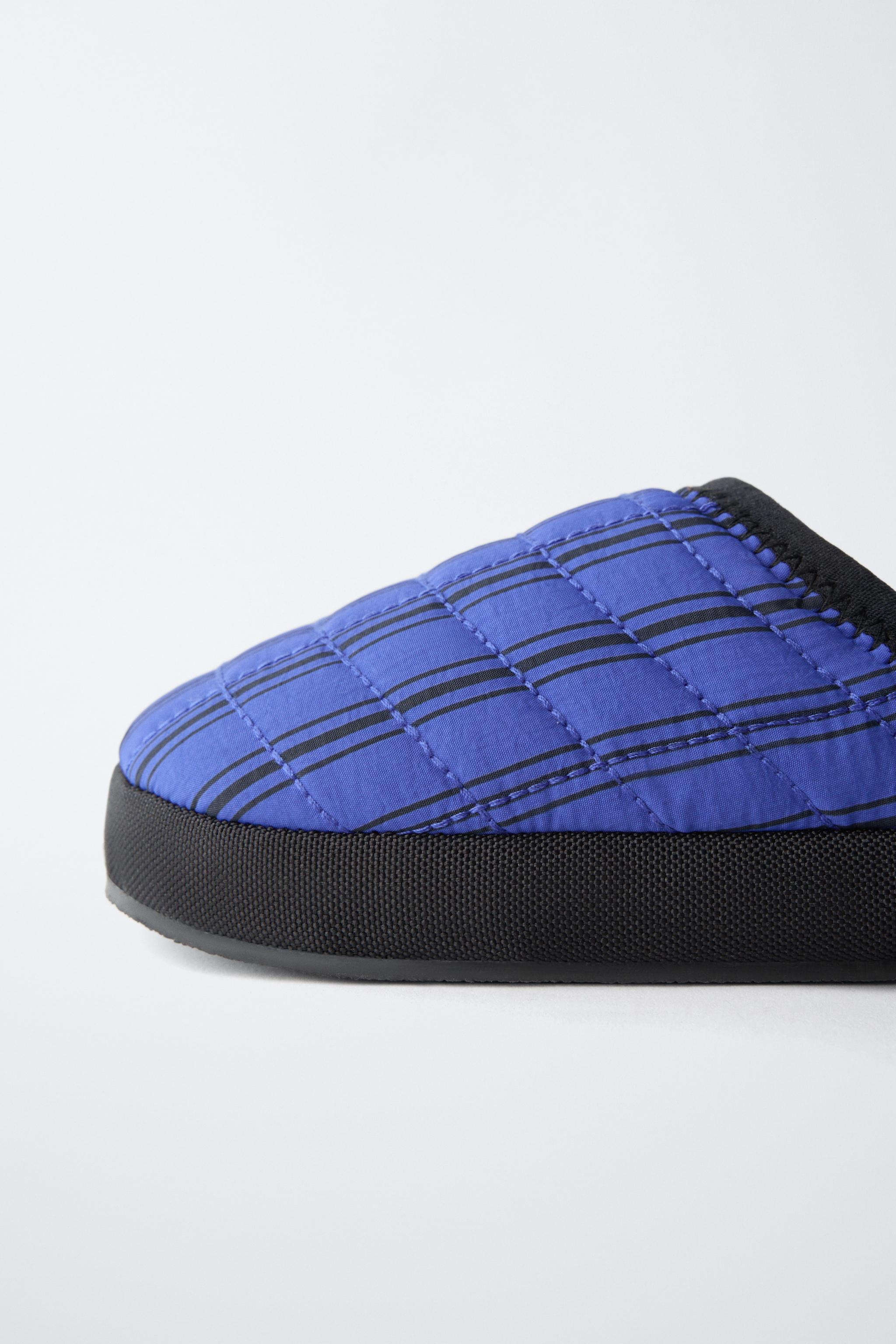 PLAID SLIPPERS
